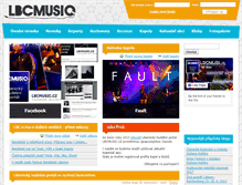 Tablet Screenshot of lbcmusic.cz